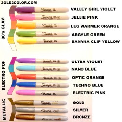 Complete List of Sharpie Colors and Names: Swatches and How to Get