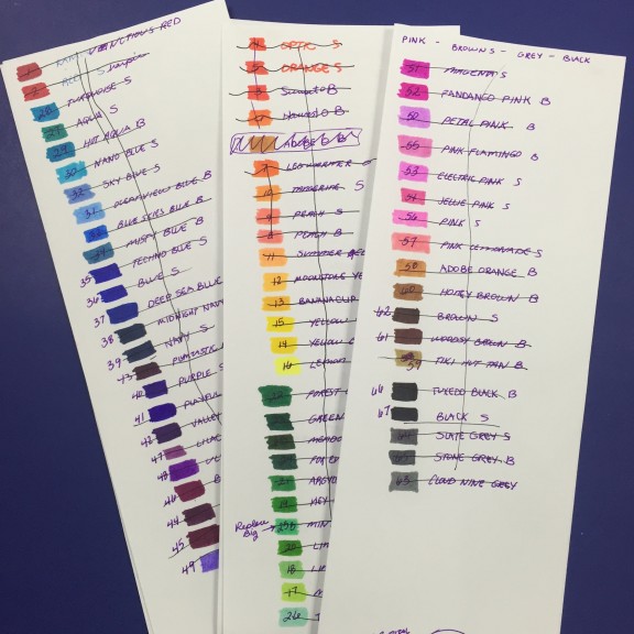 Make This Simple Marker Color Chart