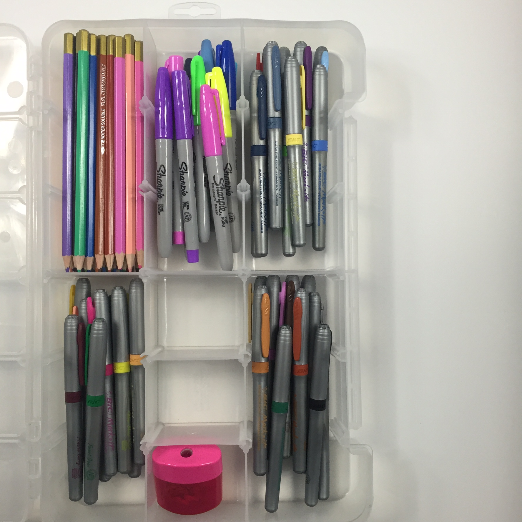 Adult Coloring Book Art Supplies Storage