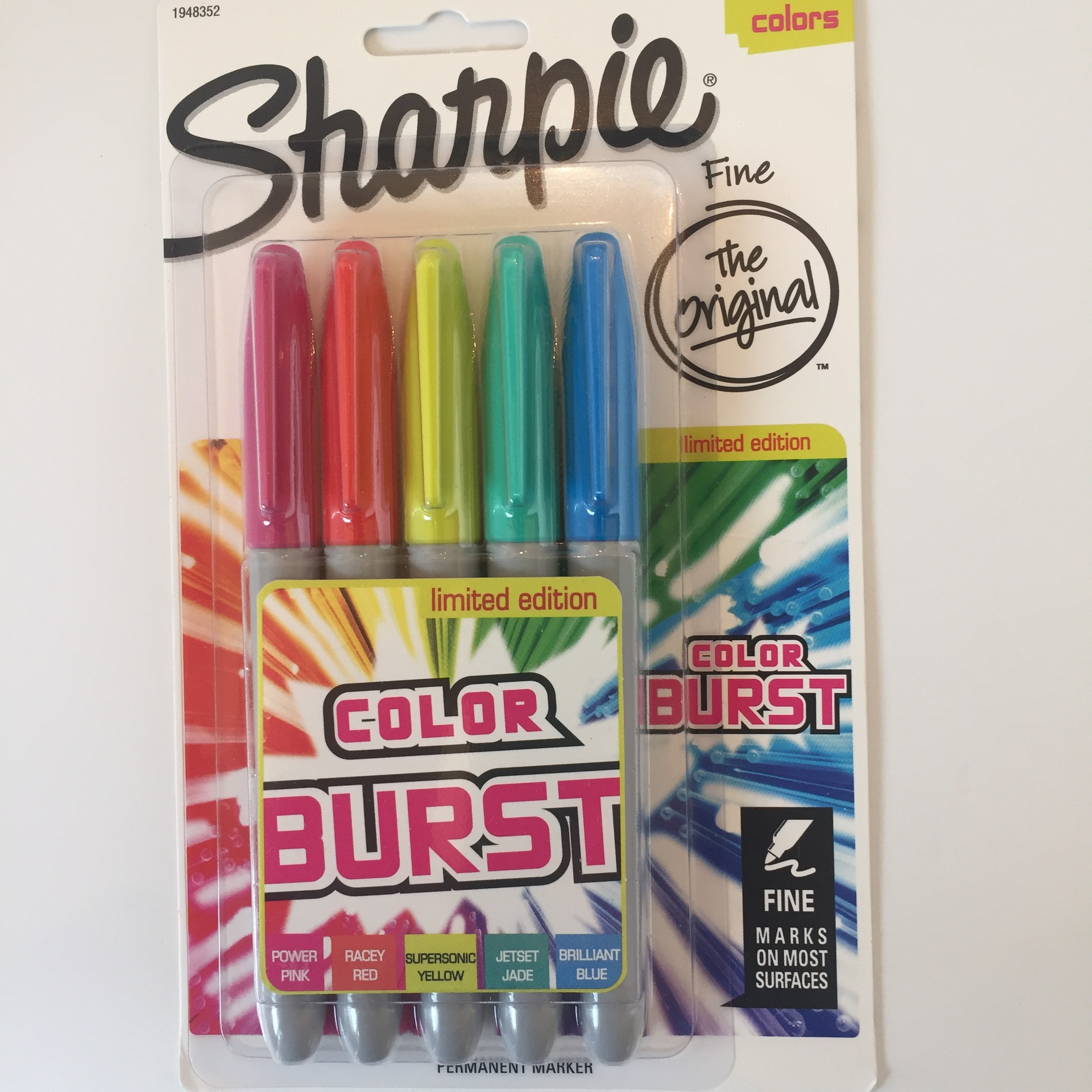 Colors Review: Sharpie Pen, Basic Six Color Set – Pens and Junk