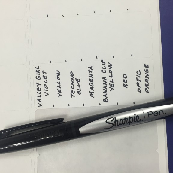 Make Sharpie Marker Name Labels